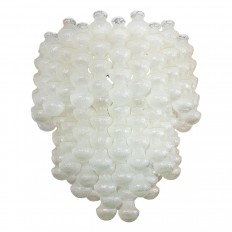 Monumental multitiered bubble chandelier 